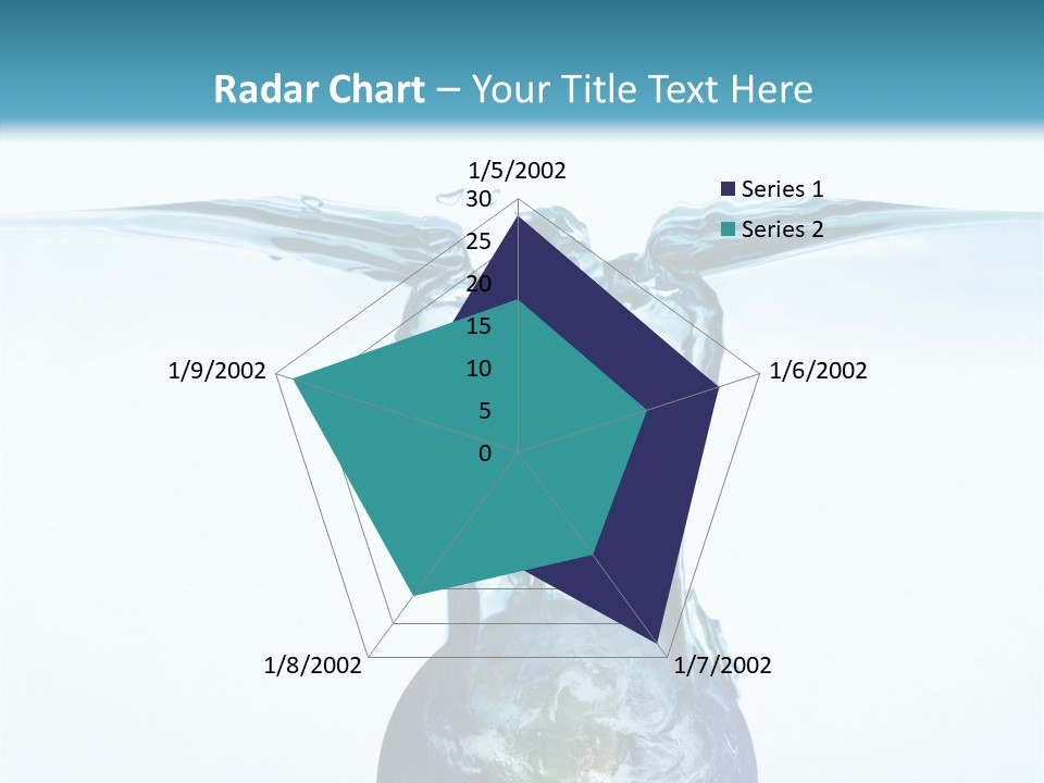 Drink Ecology Blue PowerPoint Template