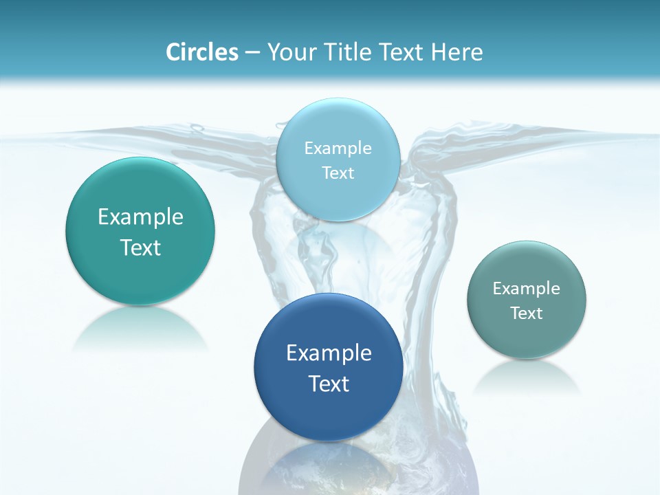 Drink Ecology Blue PowerPoint Template