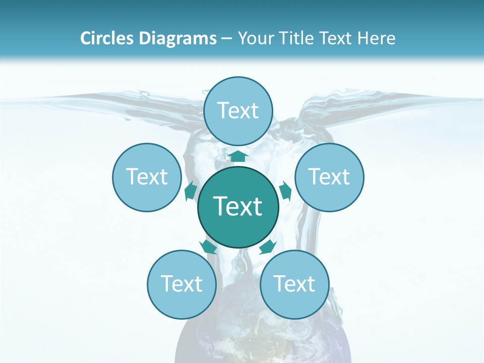 Drink Ecology Blue PowerPoint Template