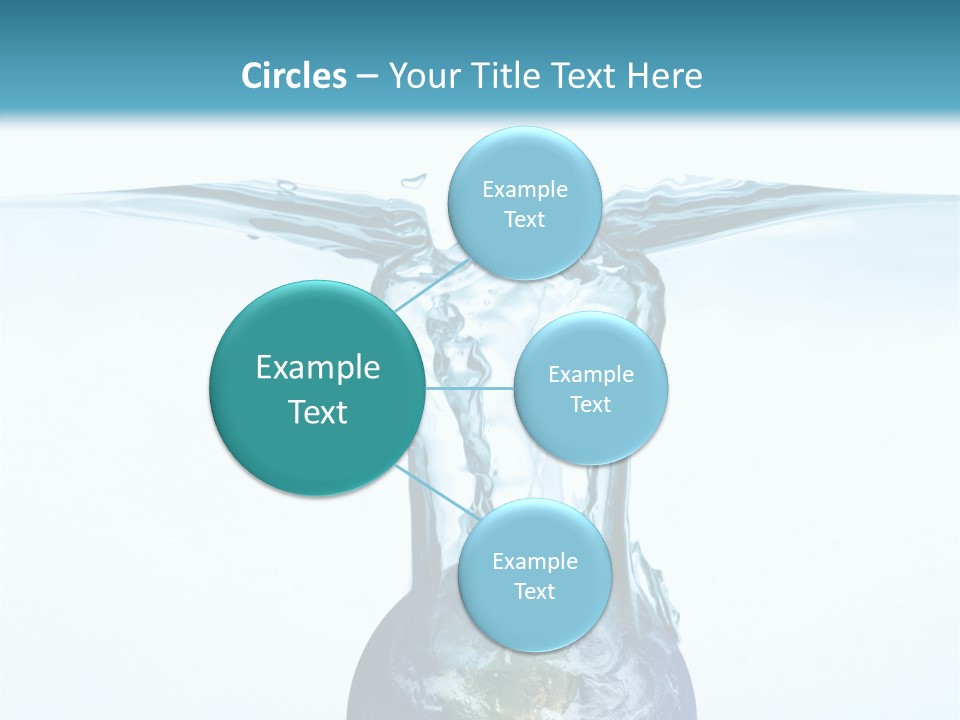 Drink Ecology Blue PowerPoint Template