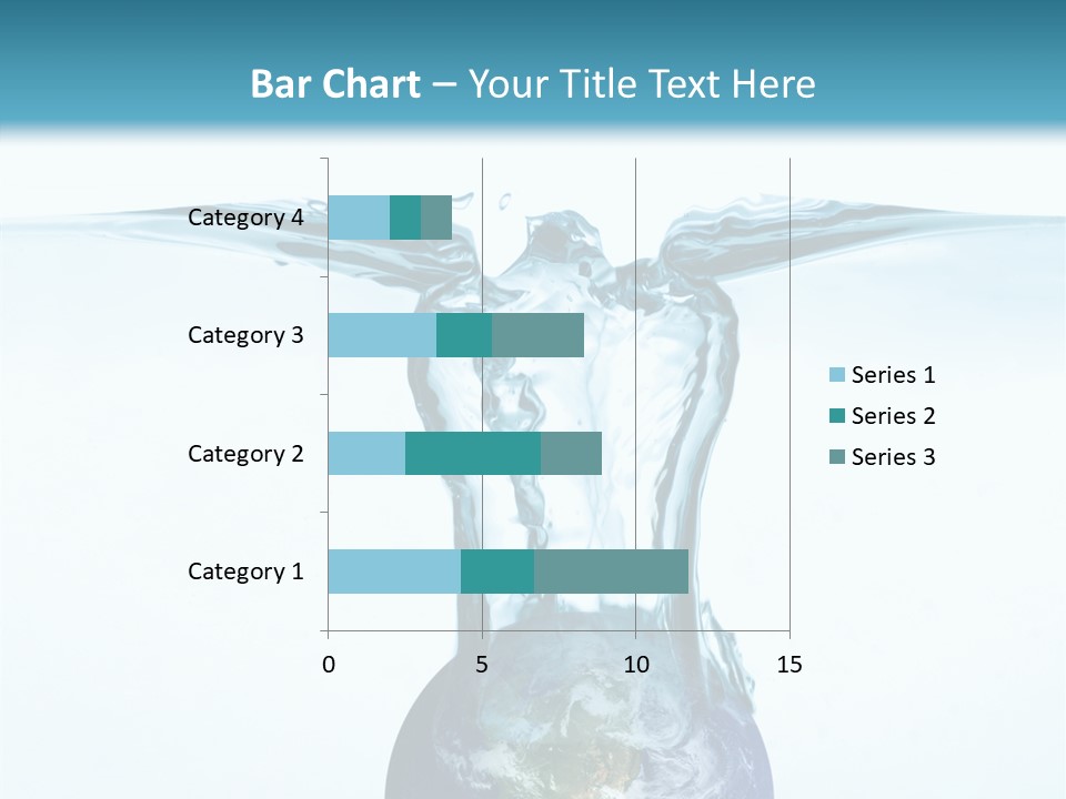 Drink Ecology Blue PowerPoint Template
