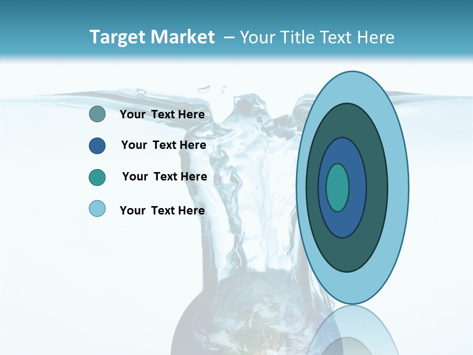 Drink Ecology Blue PowerPoint Template
