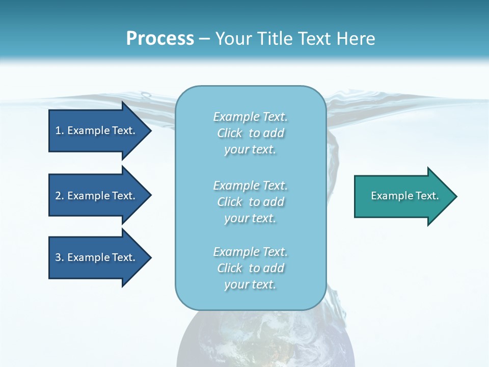 Drink Ecology Blue PowerPoint Template