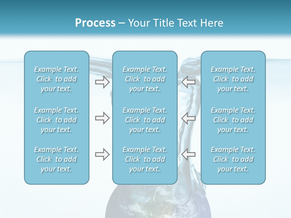 Drink Ecology Blue PowerPoint Template