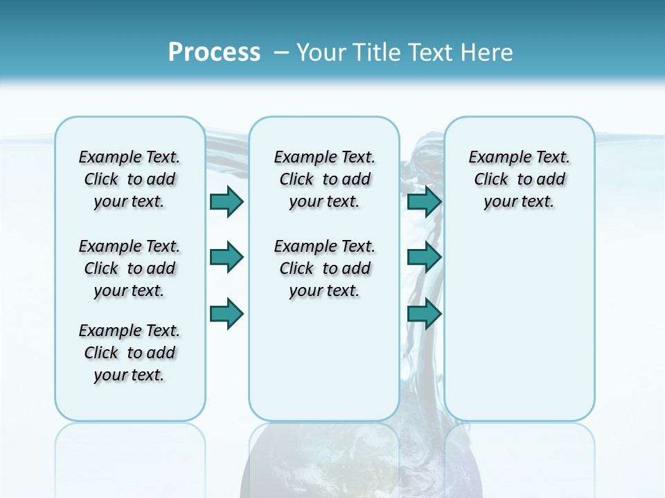 Drink Ecology Blue PowerPoint Template