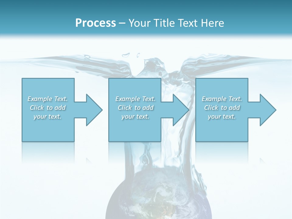 Drink Ecology Blue PowerPoint Template