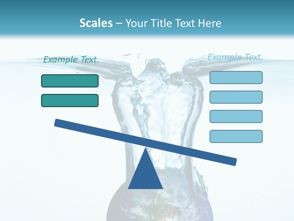 Drink Ecology Blue PowerPoint Template
