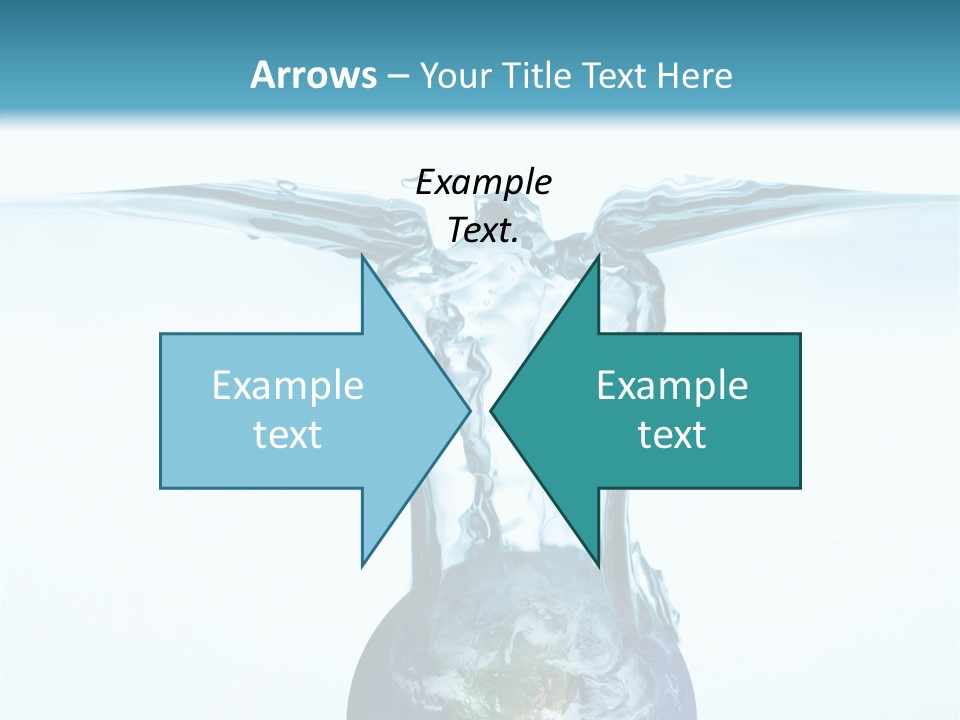 Drink Ecology Blue PowerPoint Template