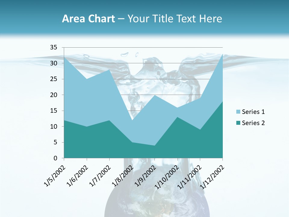 Drink Ecology Blue PowerPoint Template