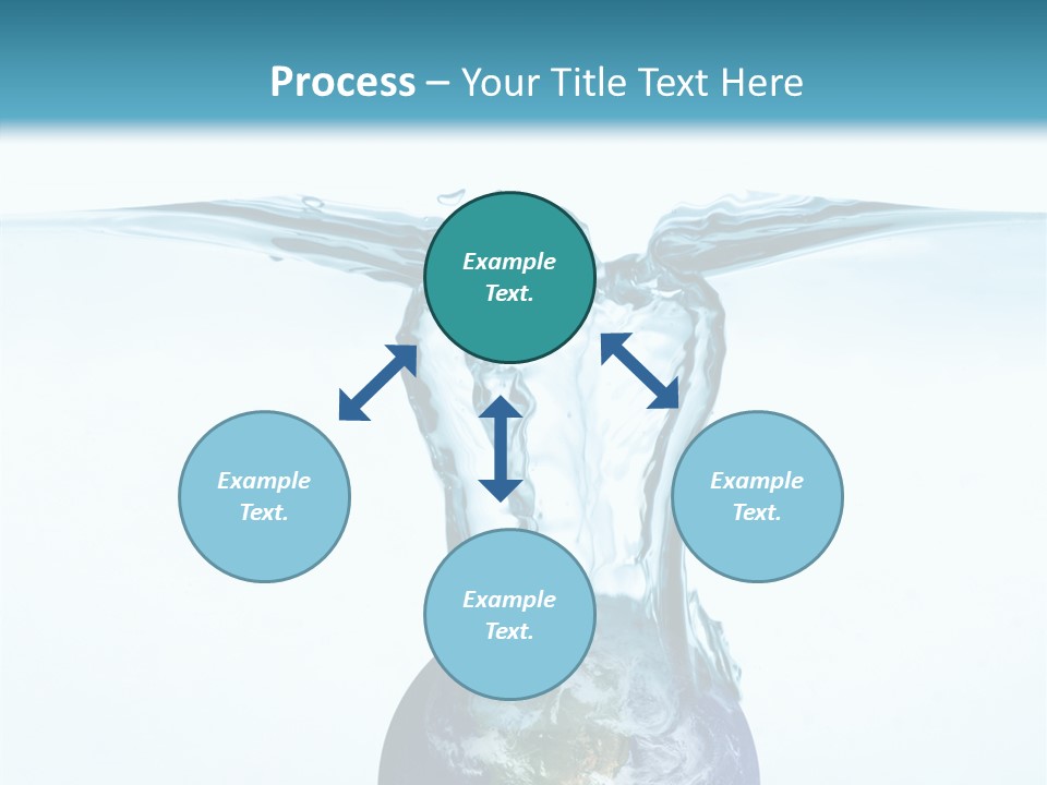 Drink Ecology Blue PowerPoint Template