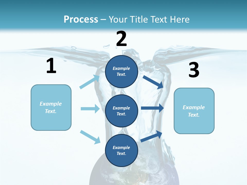 Drink Ecology Blue PowerPoint Template