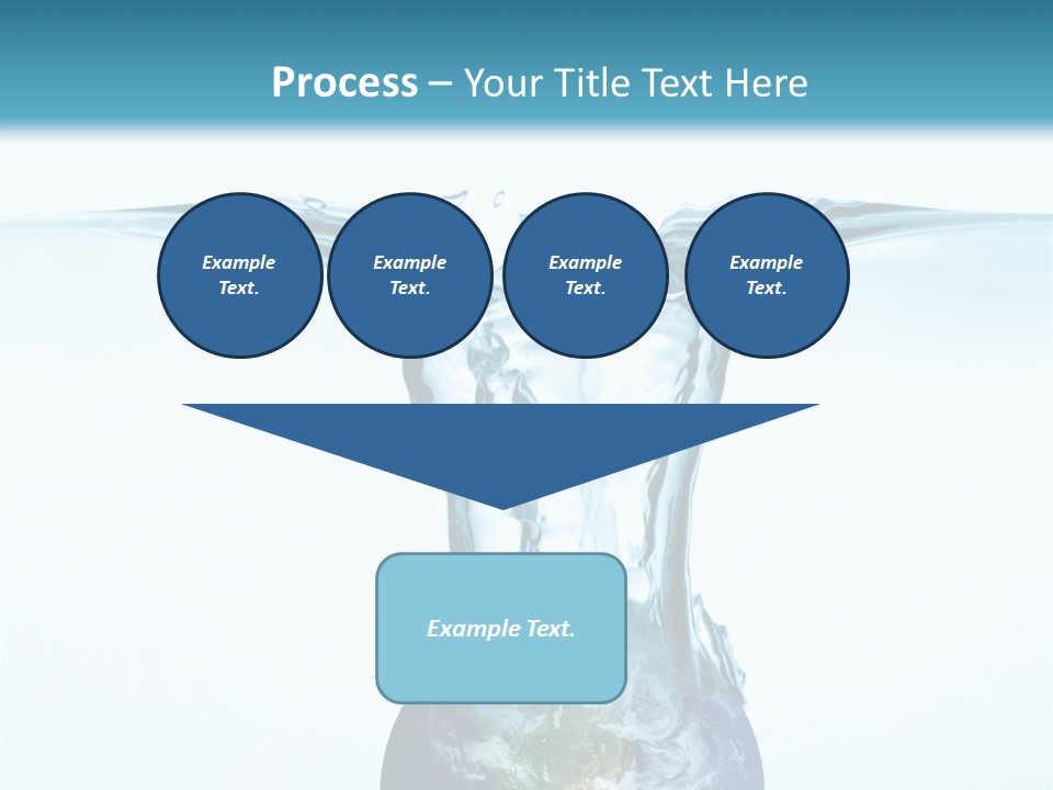 Drink Ecology Blue PowerPoint Template
