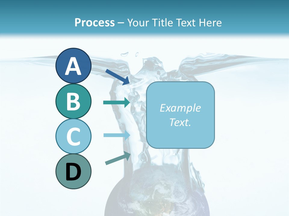 Drink Ecology Blue PowerPoint Template
