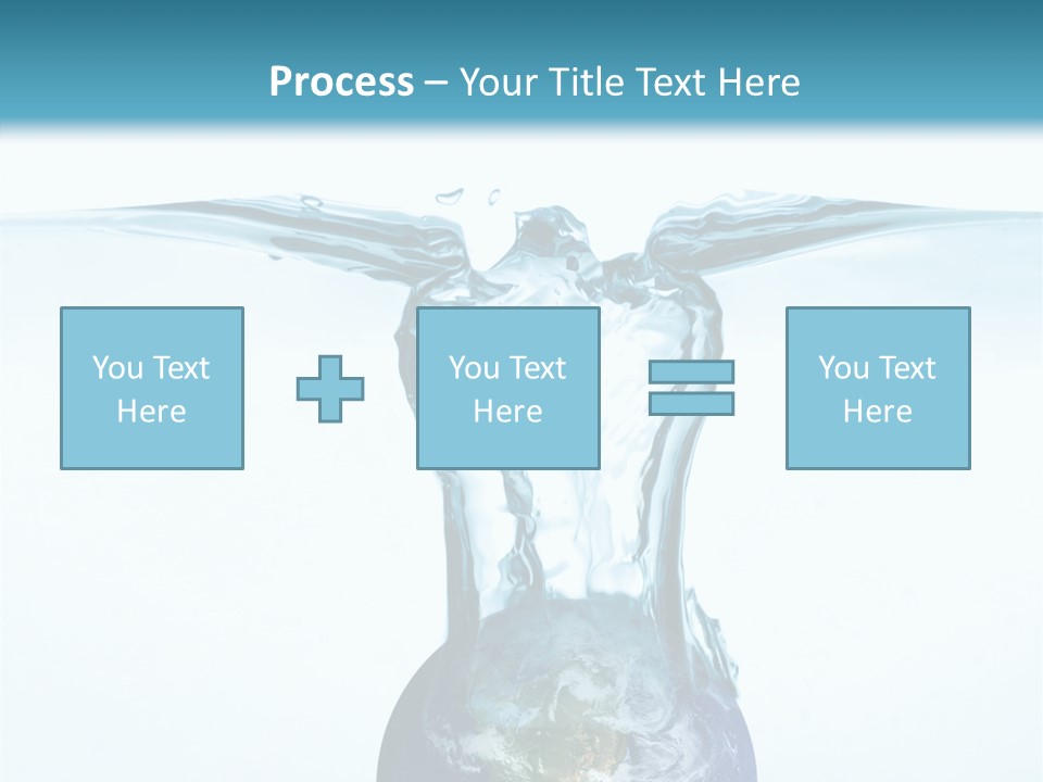 Drink Ecology Blue PowerPoint Template