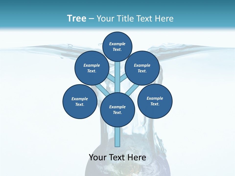 Drink Ecology Blue PowerPoint Template