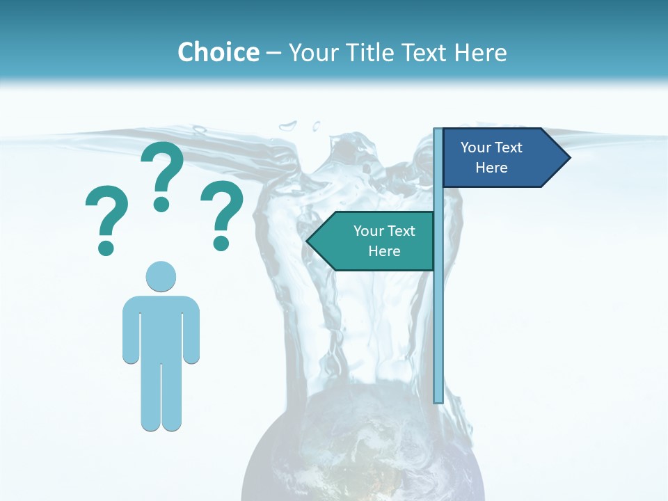 Drink Ecology Blue PowerPoint Template