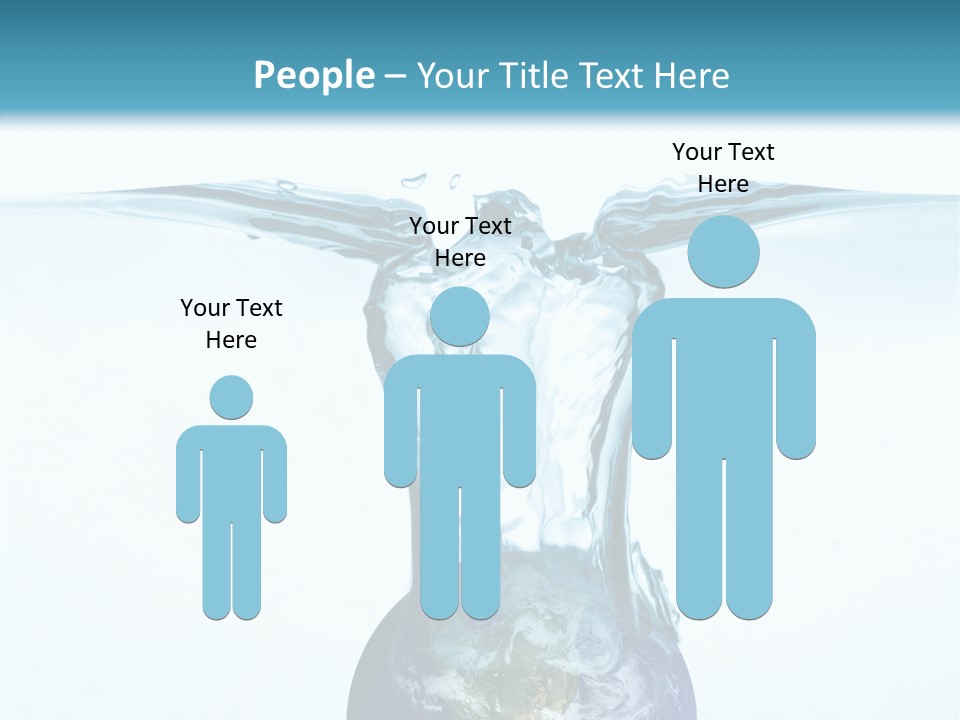 Drink Ecology Blue PowerPoint Template