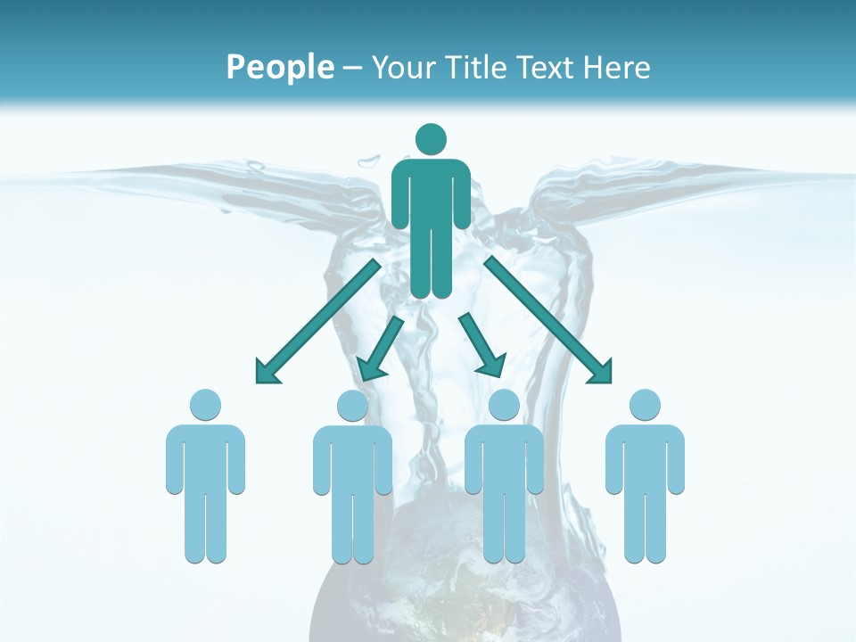 Drink Ecology Blue PowerPoint Template