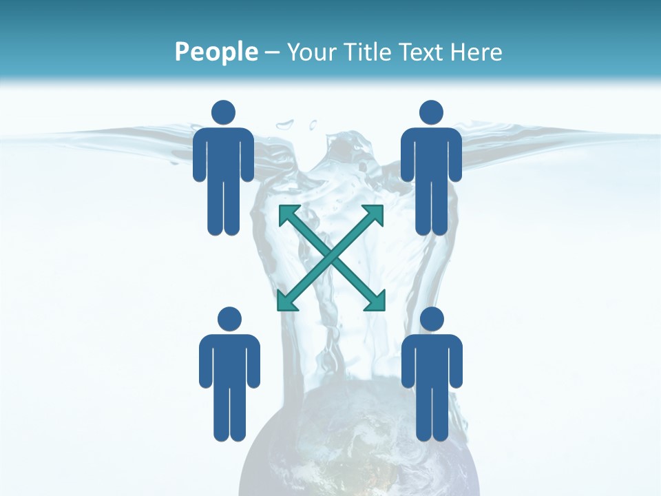 Drink Ecology Blue PowerPoint Template