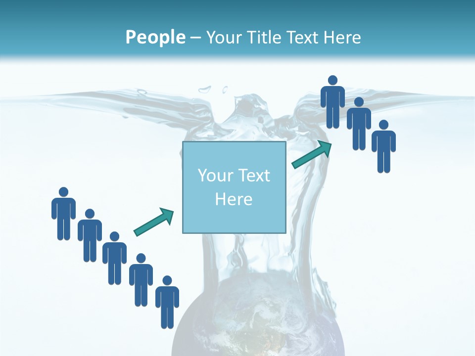 Drink Ecology Blue PowerPoint Template