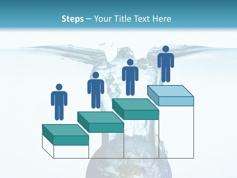 Drink Ecology Blue PowerPoint Template