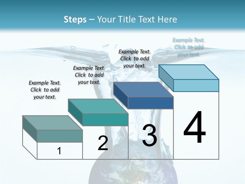 Drink Ecology Blue PowerPoint Template