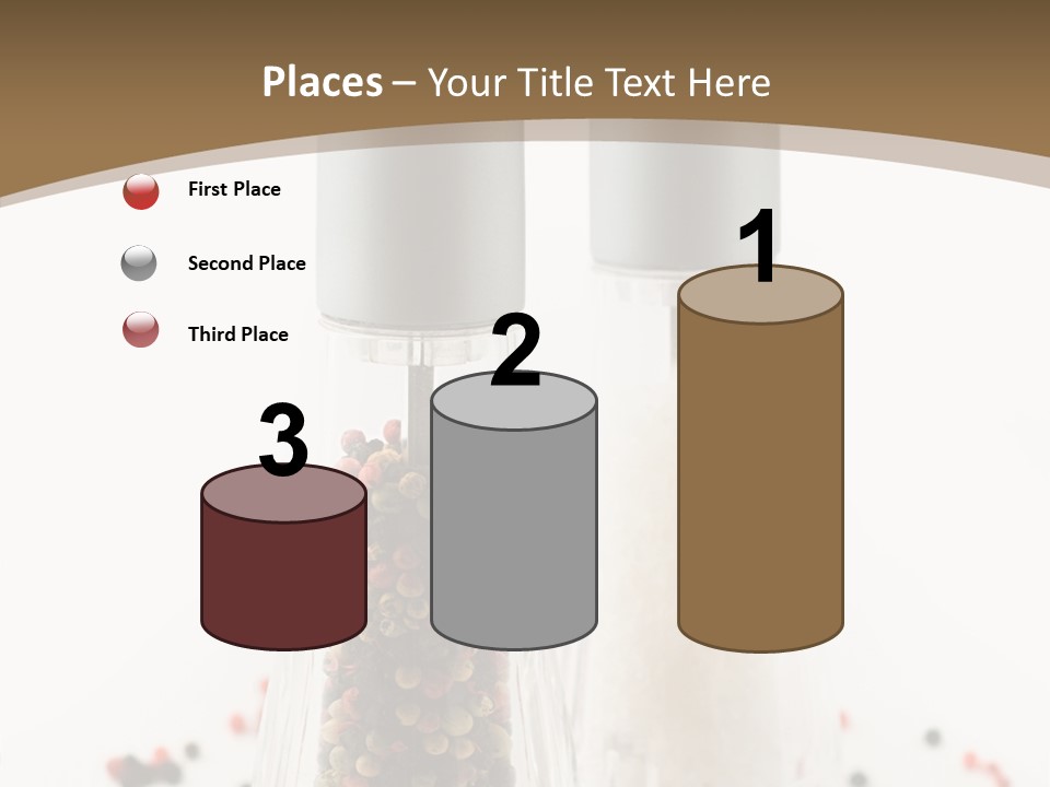 Design Close Up Kitchenware PowerPoint Template