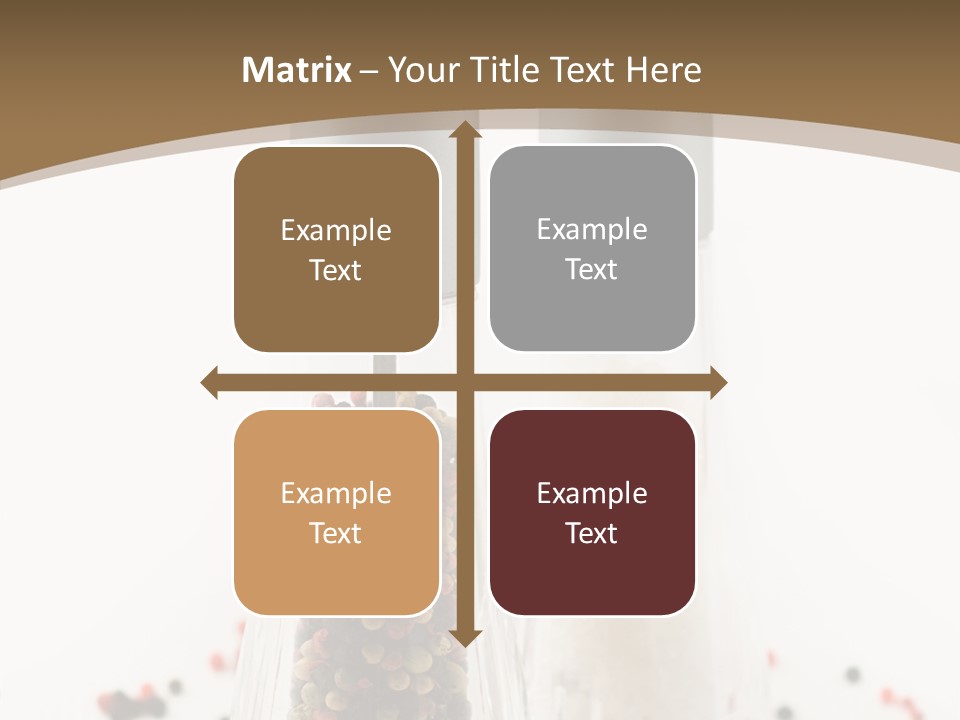 Design Close Up Kitchenware PowerPoint Template