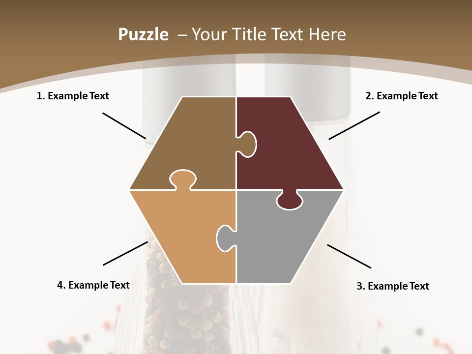 Design Close Up Kitchenware PowerPoint Template