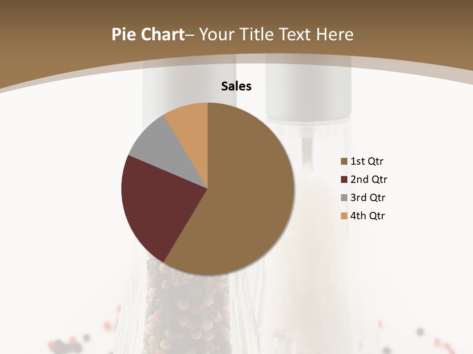 Design Close Up Kitchenware PowerPoint Template