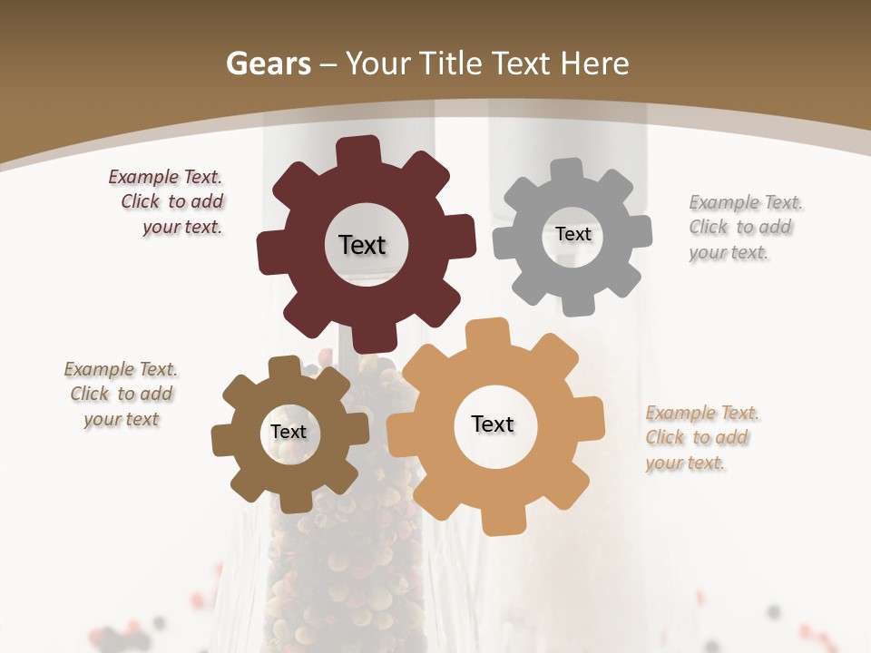 Design Close Up Kitchenware PowerPoint Template