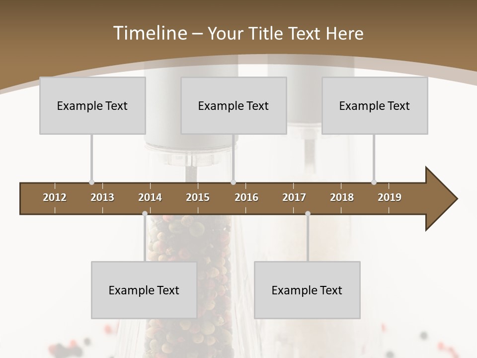 Design Close Up Kitchenware PowerPoint Template