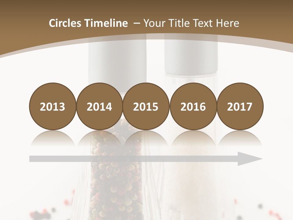 Design Close Up Kitchenware PowerPoint Template