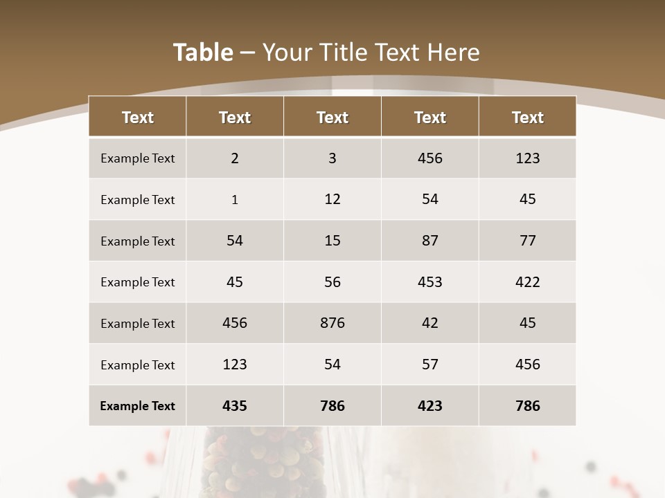 Design Close Up Kitchenware PowerPoint Template