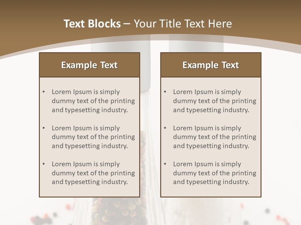 Design Close Up Kitchenware PowerPoint Template