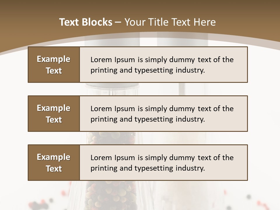 Design Close Up Kitchenware PowerPoint Template