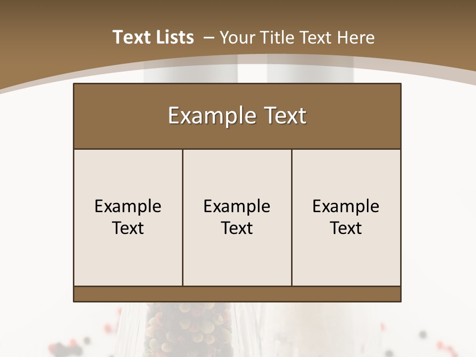 Design Close Up Kitchenware PowerPoint Template