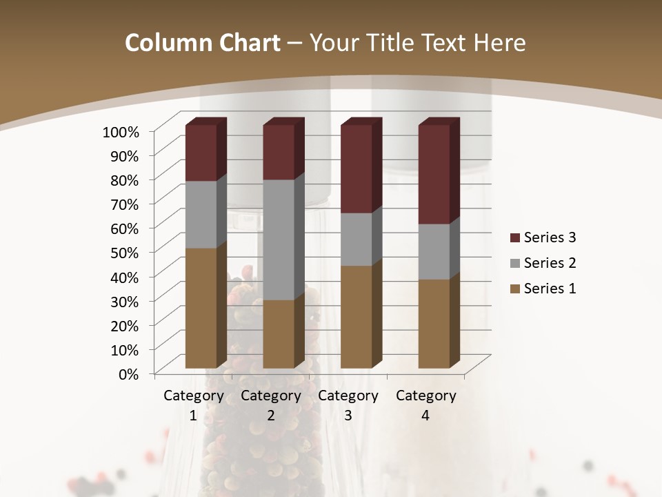 Design Close Up Kitchenware PowerPoint Template