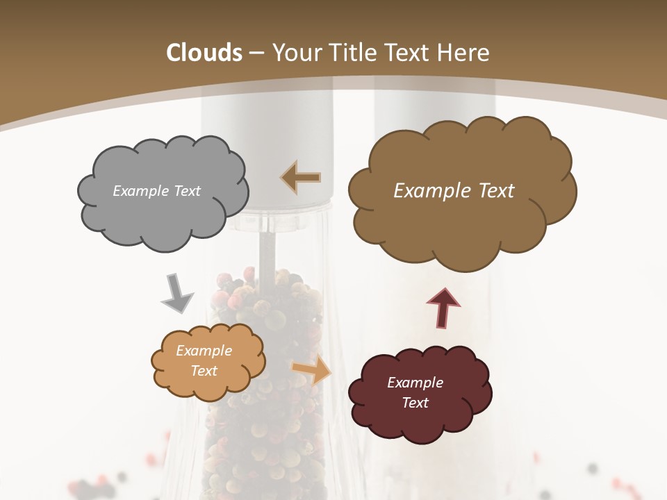Design Close Up Kitchenware PowerPoint Template