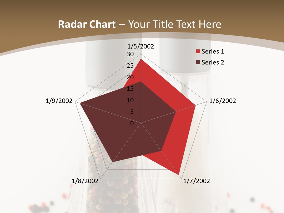 Design Close Up Kitchenware PowerPoint Template
