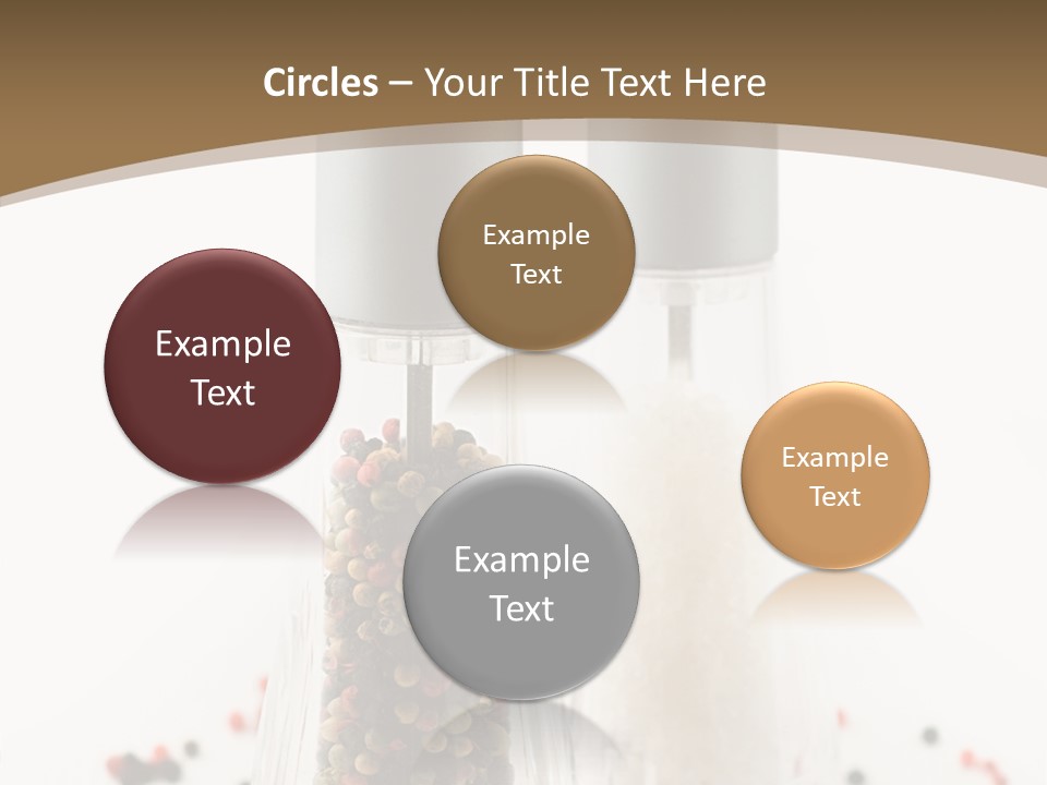 Design Close Up Kitchenware PowerPoint Template