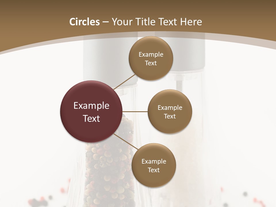 Design Close Up Kitchenware PowerPoint Template