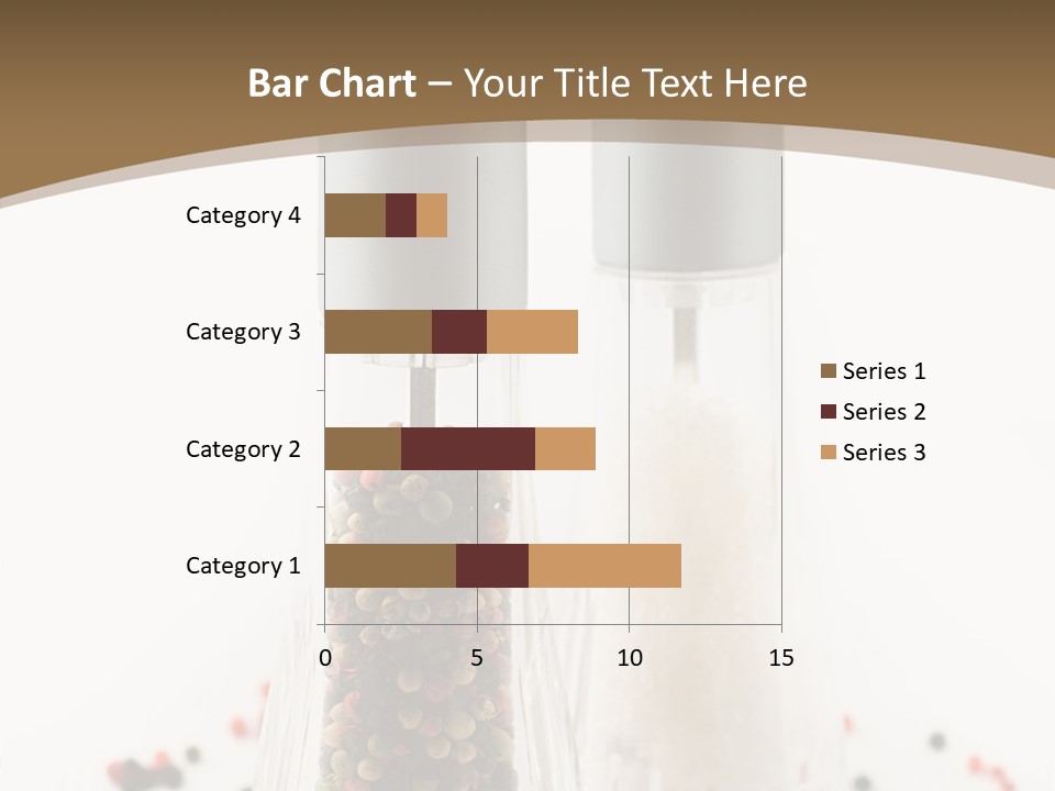 Design Close Up Kitchenware PowerPoint Template