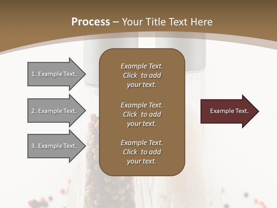 Design Close Up Kitchenware PowerPoint Template
