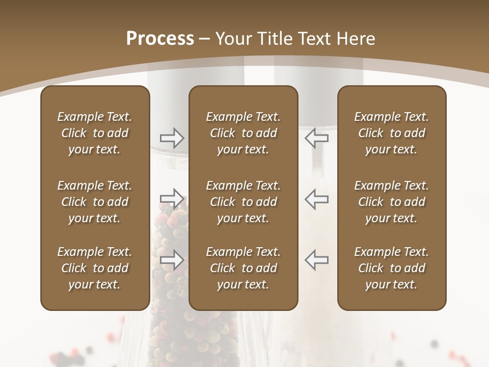 Design Close Up Kitchenware PowerPoint Template