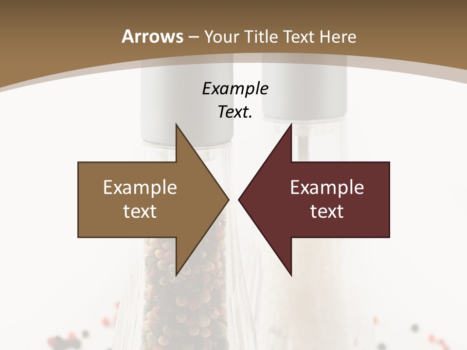 Design Close Up Kitchenware PowerPoint Template