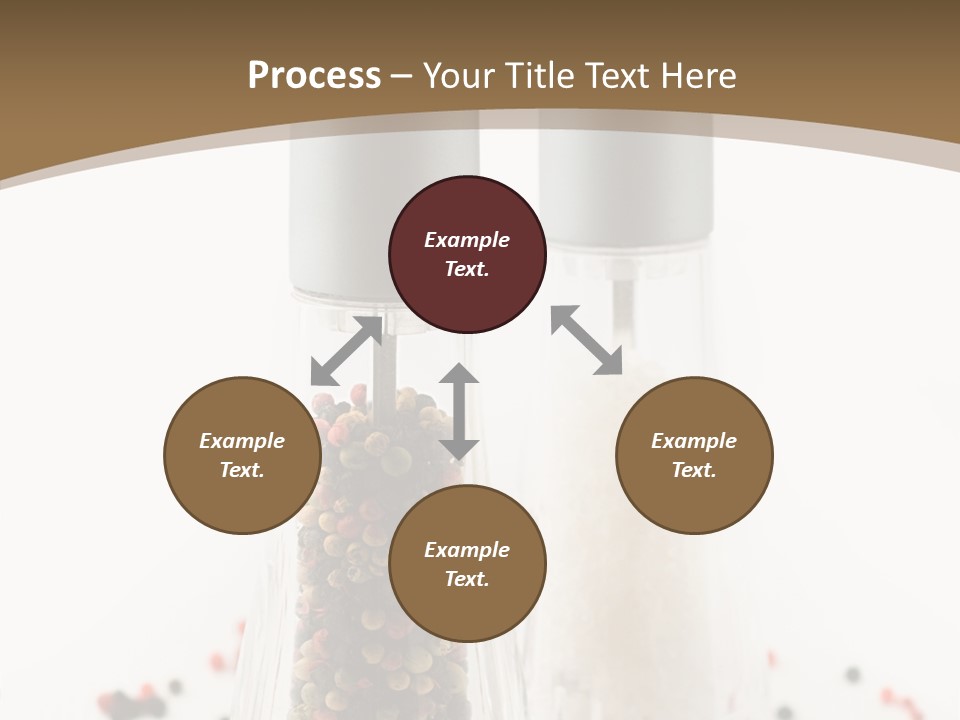 Design Close Up Kitchenware PowerPoint Template