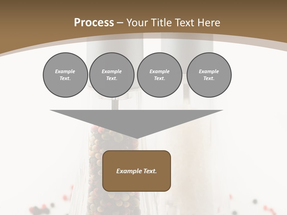 Design Close Up Kitchenware PowerPoint Template