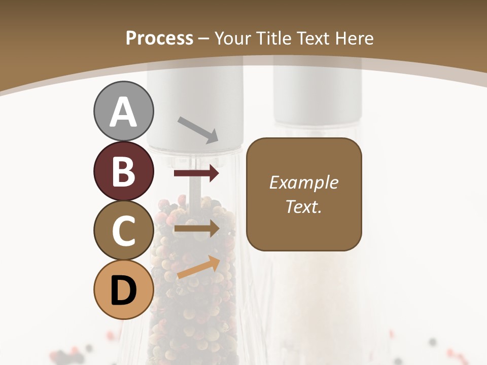 Design Close Up Kitchenware PowerPoint Template