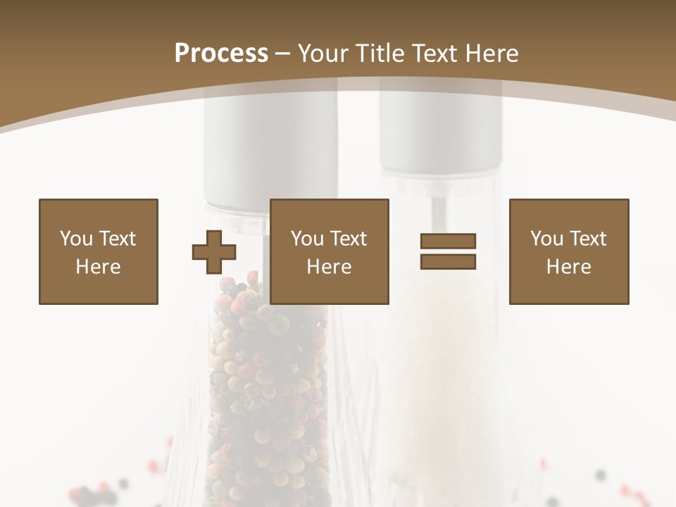 Design Close Up Kitchenware PowerPoint Template